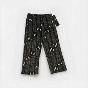 Messi Colection Black White Pink Girls Pajama Pants Sz XS 4/5 Years NWT